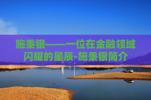 施秉银——一位在金融领域闪耀的星辰-施秉银简介